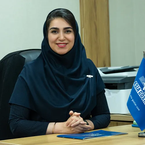 محدثه ربیعی (مدیر فروش شعبه 2 (ساری